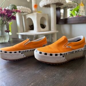 Stacked Platform Vans Size 8 Women’s
